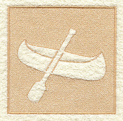 Canoe (Embossed)
