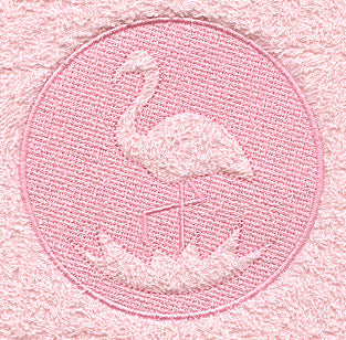 Flamingo (Embossed)
