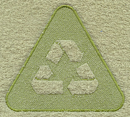 Recycle Symbol (Embossed)