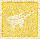 Wheelbarrow (Embossed)