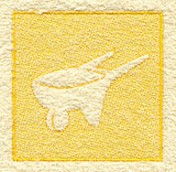 Wheelbarrow (Embossed)