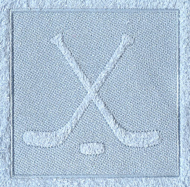 Hockey Sticks (Embossed)