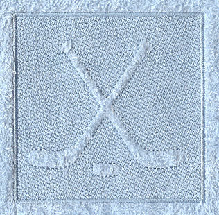 Hockey Sticks (Embossed)