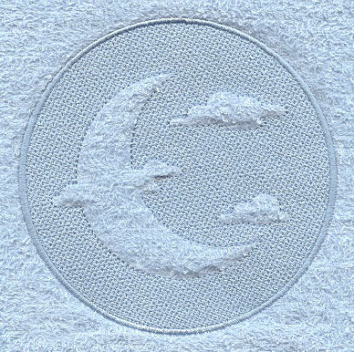 Crescent Moon (Embossed)