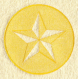 Nautical Star (Embossed)