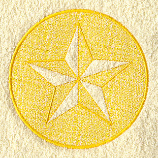 Nautical Star (Embossed)