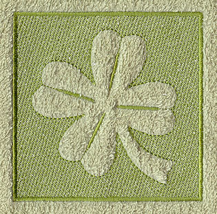 Four Leaf Clover (Embossed)