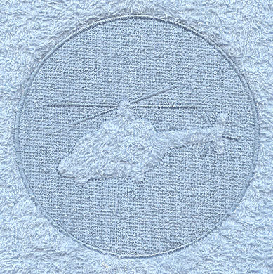 Helicopter (Embossed)
