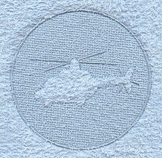 Helicopter (Embossed)