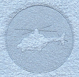Helicopter (Embossed)