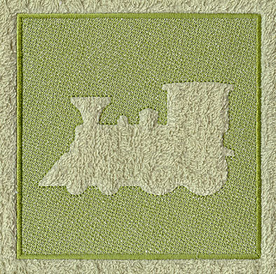 Train Engine (Embossed)