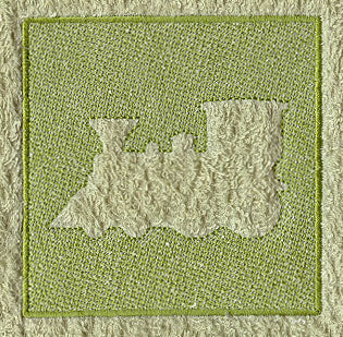 Train Engine (Embossed)