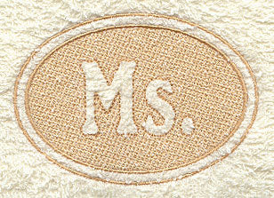 Ms. (Embossed)
