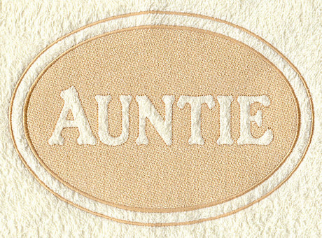 Auntie (Embossed)