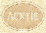 Auntie (Embossed)