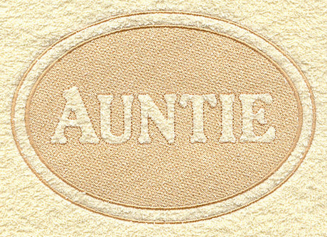 Auntie (Embossed)