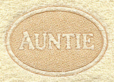 Auntie (Embossed)