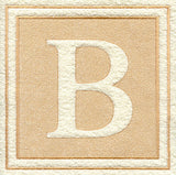 Greek Letter Beta - 7.8 inch (Embossed)