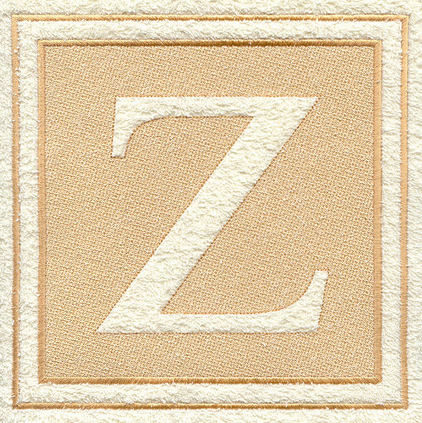 Greek Letter Zeta - 7.8 inch (Embossed)