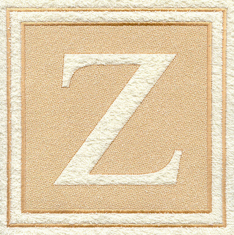 Greek Letter Zeta - 7.8 inch (Embossed)