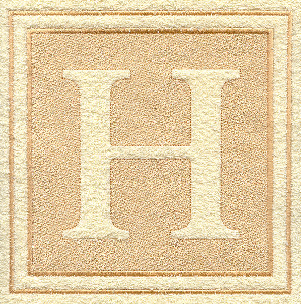 Greek Letter Eta - 7.8 inch (Embossed)