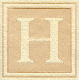 Greek Letter Eta - 7.8 inch (Embossed)