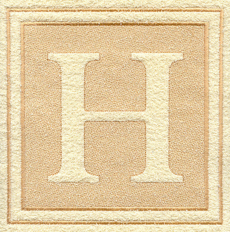 Greek Letter Eta - 7.8 inch (Embossed)