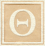 Greek Letter Theta - 7.8 inch (Embossed)