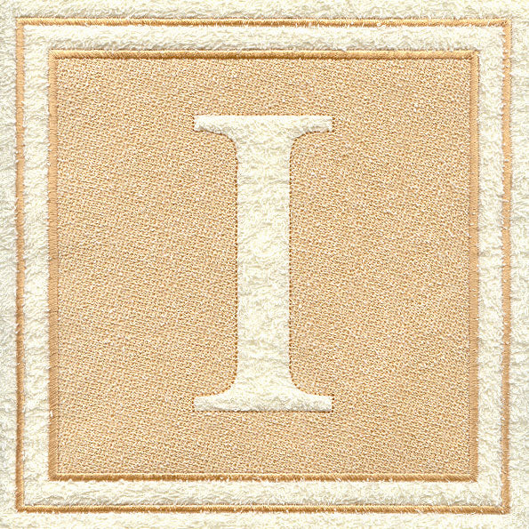 Greek Letter Iota - 7.8 inch (Embossed)