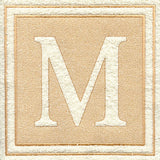 Greek Letter Mu - 7.8 inch (Embossed)