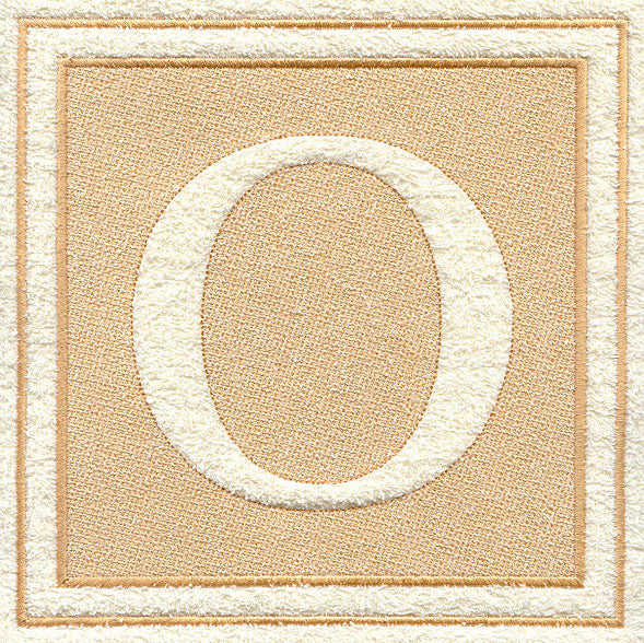 Greek Letter Omicron - 7.8 inch (Embossed)