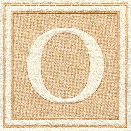 Greek Letter Omicron - 7.8 inch (Embossed)