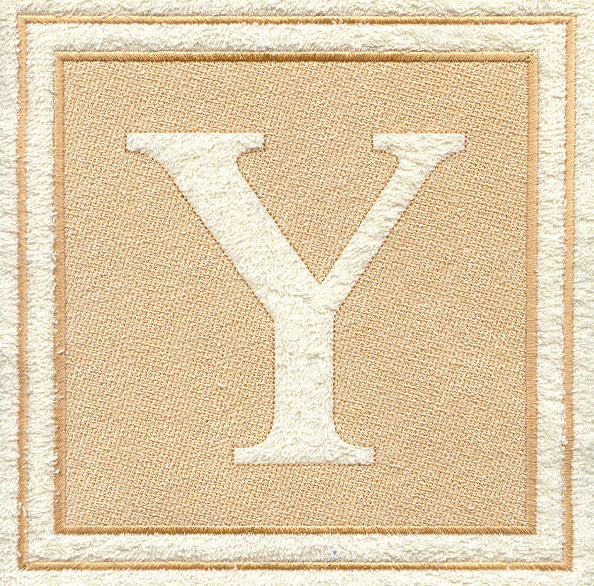 Greek Letter Upsilon - 7.8 inch (Embossed)