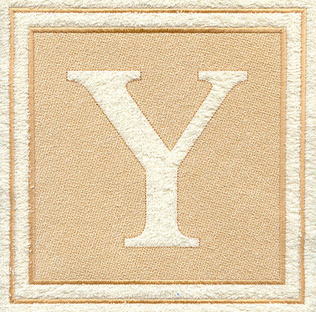 Greek Letter Upsilon - 7.8 inch (Embossed)