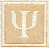 Greek Letter Psi - 7.8 inch (Embossed)