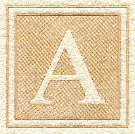 Greek Letter Alpha - 7.8 inch (Embossed)