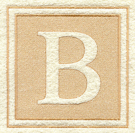 Greek Letter Beta - 7.8 inch (Embossed)