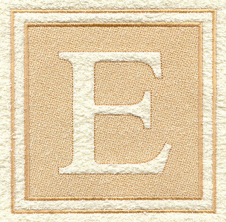 Greek Letter Epsilon - 7.8 inch (Embossed)