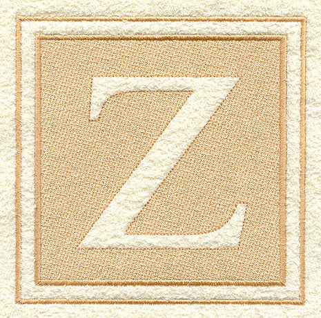 Greek Letter Zeta - 7.8 inch (Embossed)