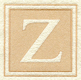 Greek Letter Zeta - 7.8 inch (Embossed)