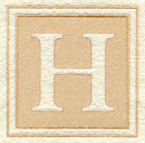 Greek Letter Eta - 7.8 inch (Embossed)