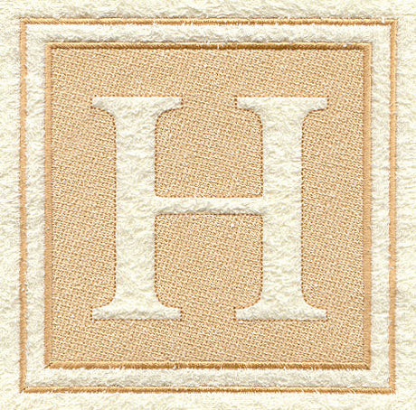 Greek Letter Eta - 7.8 inch (Embossed)