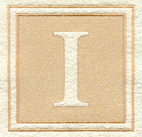 Greek Letter Iota - 7.8 inch (Embossed)