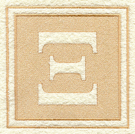 Greek Letter Xi - 7.8 inch (Embossed)