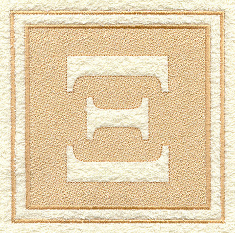 Greek Letter Xi - 7.8 inch (Embossed)