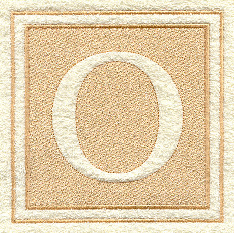 Greek Letter Omicron - 7.8 inch (Embossed)