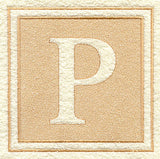 Greek Letter Rho - 7.8 inch (Embossed)