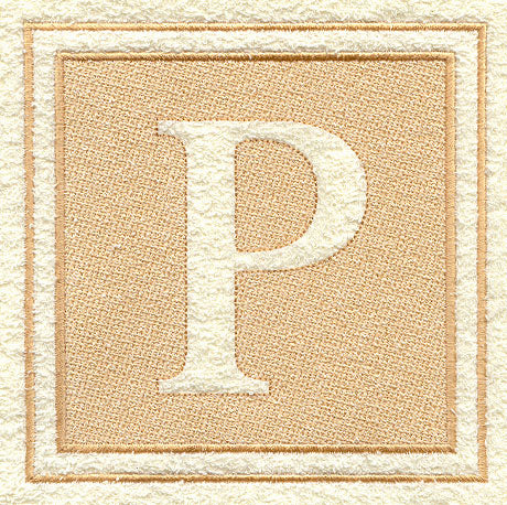 Greek Letter Rho - 7.8 inch (Embossed)