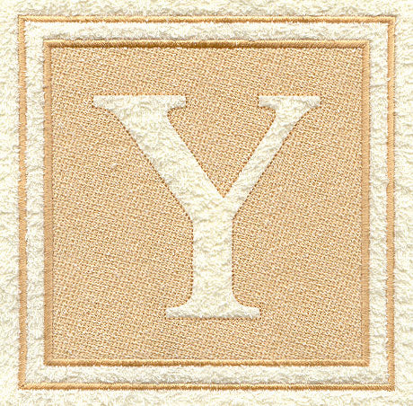 Greek Letter Upsilon - 7.8 inch (Embossed)