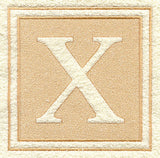Greek Letter Chi - 7.8 inch (Embossed)